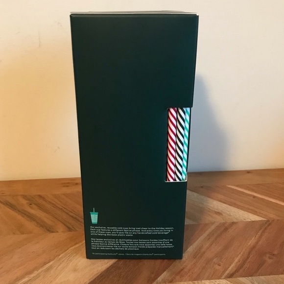 NEW Starbucks Reusable Cold Cups Holiday 2019 - Picture 3 of 6
